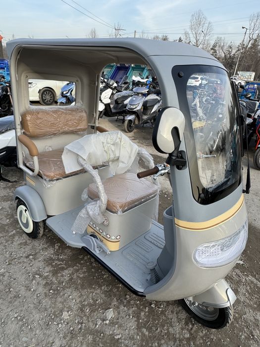 Электротрицикл пассажирский мапед, мотоцикл