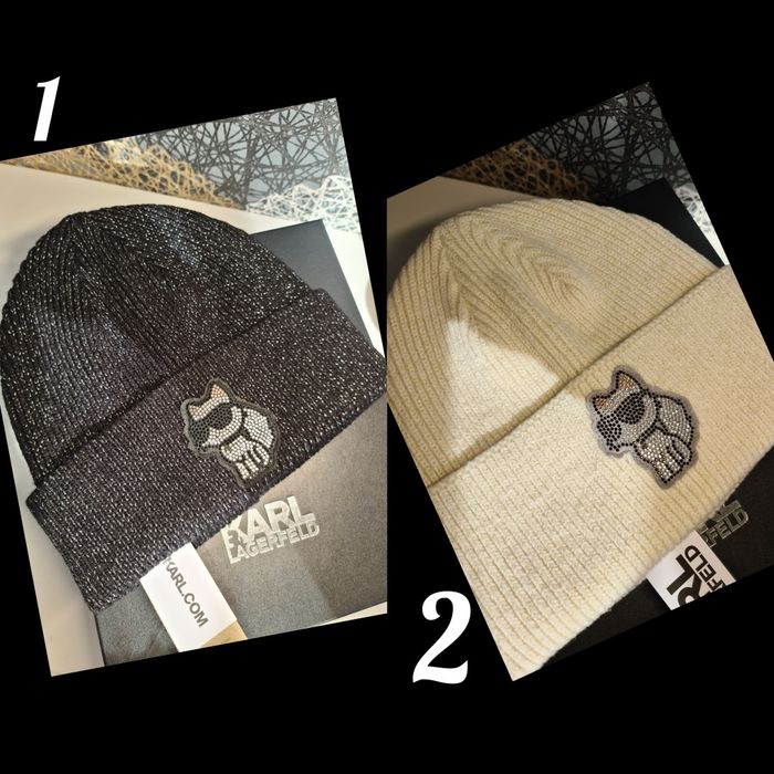 Шапки вязаные Karl Lagerfeld