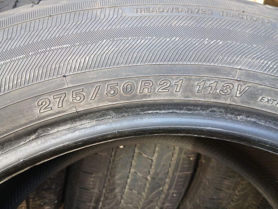 Шины 275/50-21 йокогама б/у