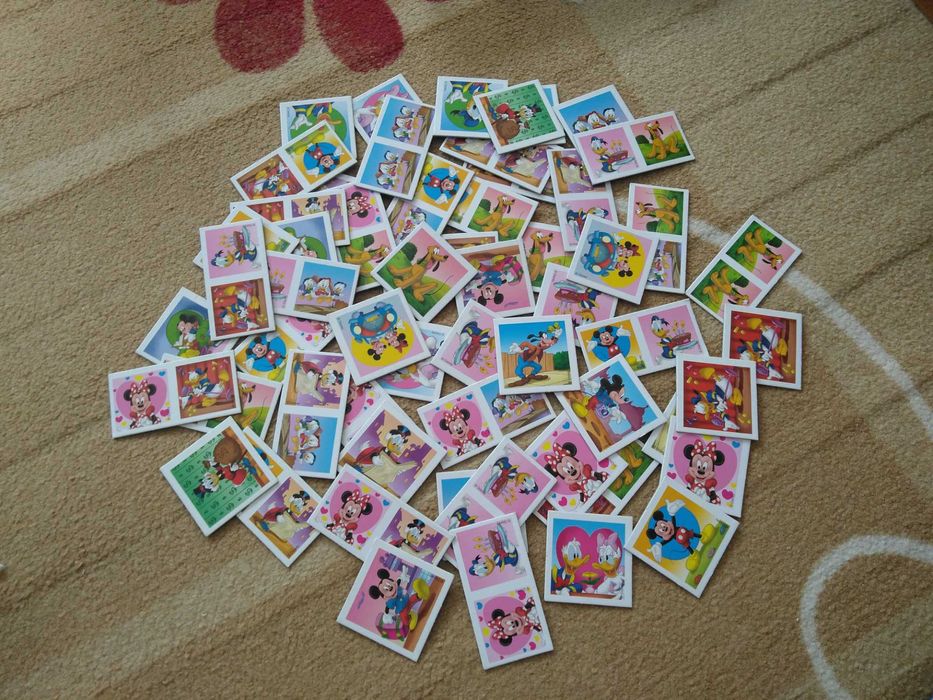 Игра с картони и кубченца (с 6 картинки) на Мики Маус - Обща цена