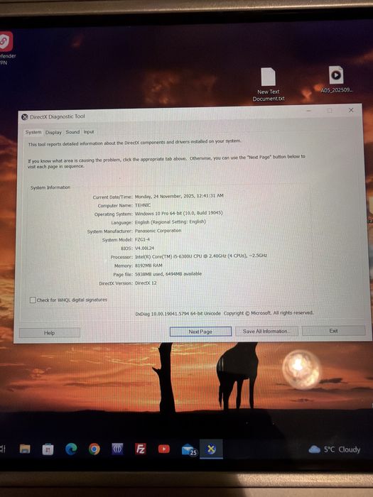 Tableta Panasonic FZ-G1 10.1 inch Touch i5 vPro 6300U