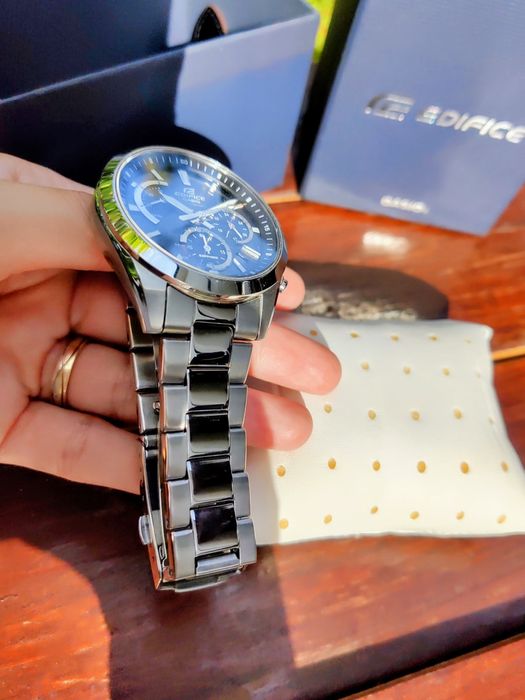 Ceas Casio Edifice Solar EFS-S530 + curea piele