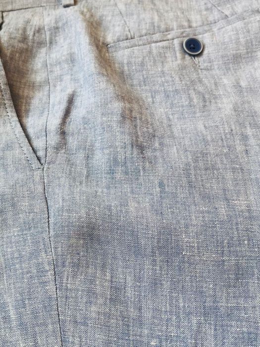 Мъжки син ленен панталон от Мейсис Ню Йорк