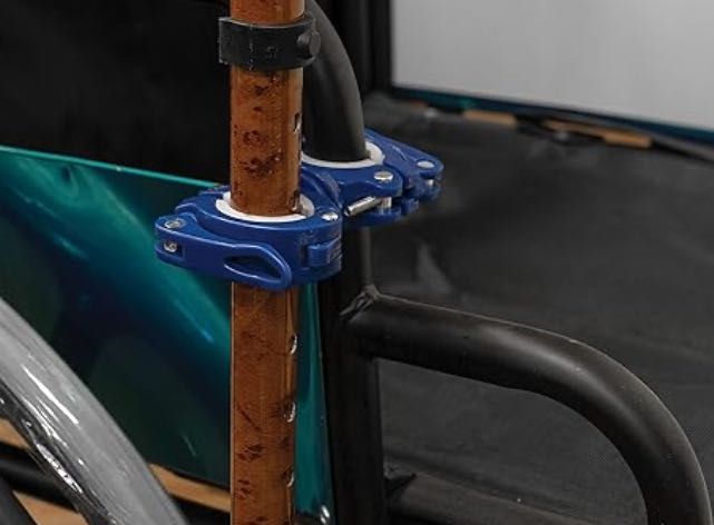 Suport pentru carje sau baston ortopedic (prindere prin compresie)