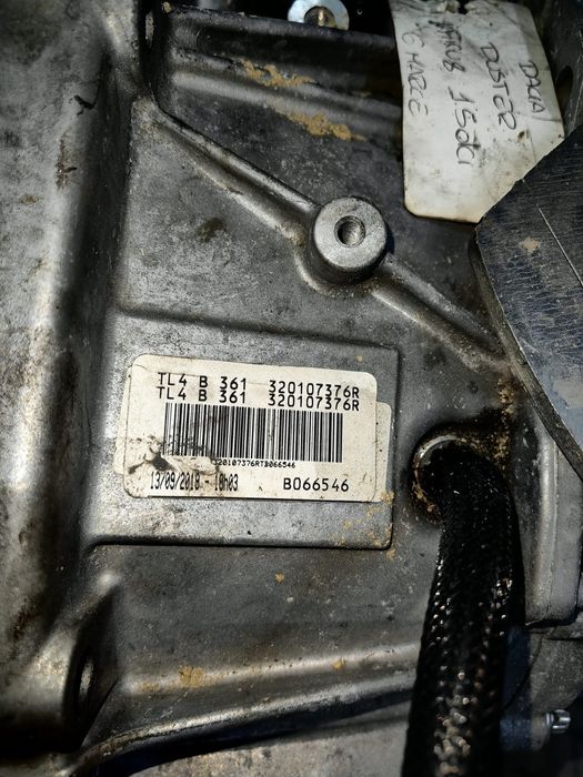 Ръчна скоростна кутия Dacia Duster 1.5 DCI 2014г 6ск - TL4B361