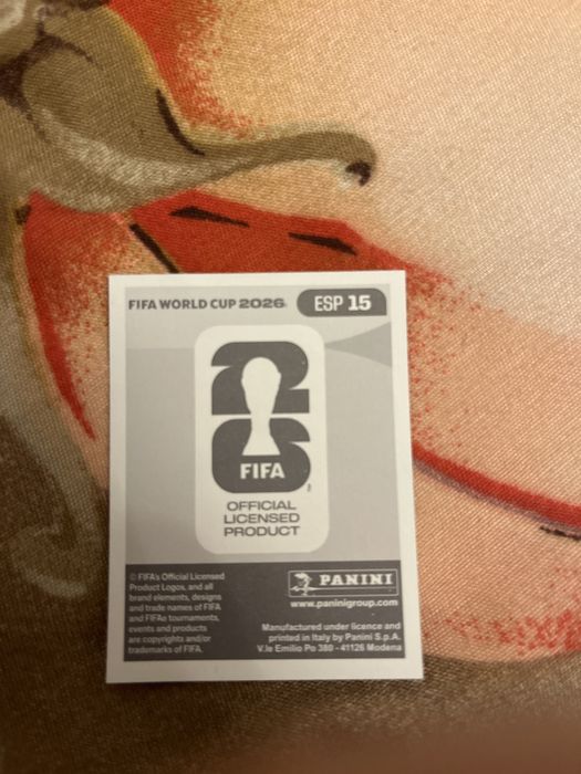 LAMINE YAMAL - Panini World Cup 2026 Sticker