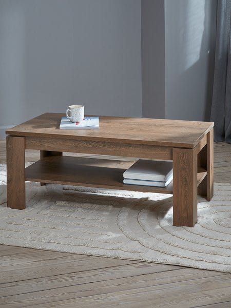 Маса за кафе VEDDE 60x110 цвят див тъмен дъб