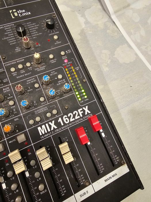 Thomann the t.mix mix 1622 fx 8 canale + efecte XLR out