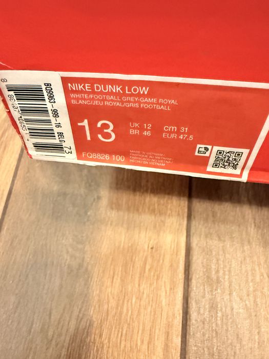 Nike DUNK LOW 100% оригинални ЧИСТО НОВИ!  47.5