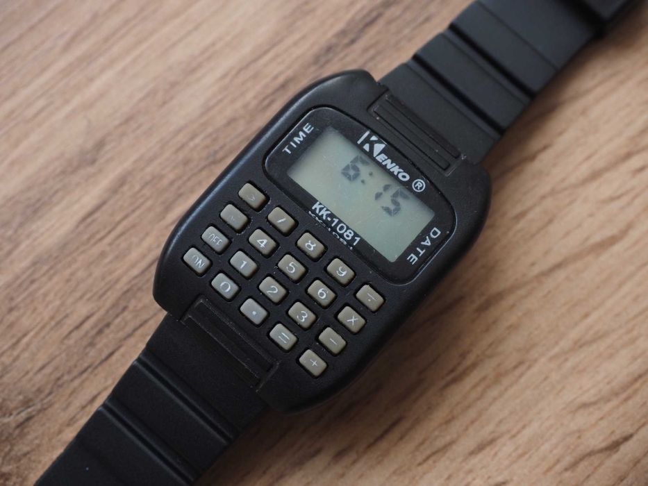 LOT de 4 ceasuri electronice retro: Casio, Elektronika etc. calculator