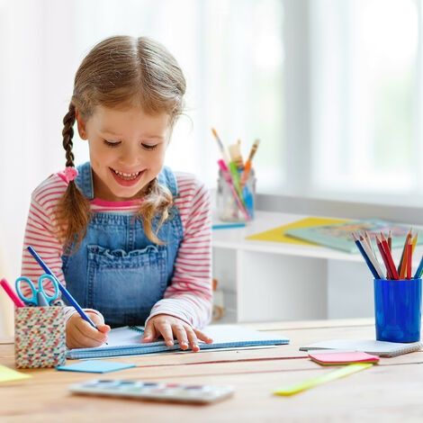 Детска масичка /бюро с чекмеджета Relaxdays