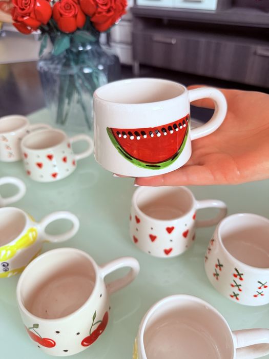 Керамични чаши ръчна изработка