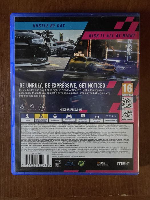 продам игру на ps4 need for speed heat