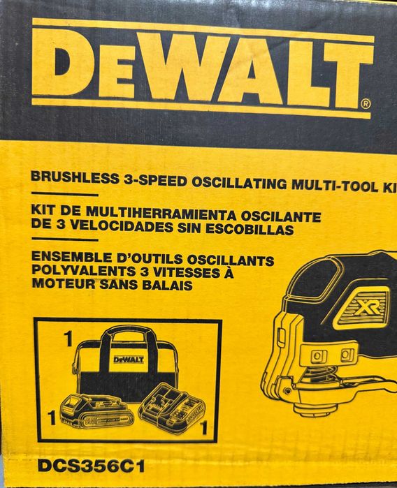 Мультитул, реноватор Dewalt DCS356, made in Mexico, новый, КОМПЛЕКТ