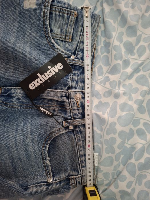 Дамски дънки. Сини