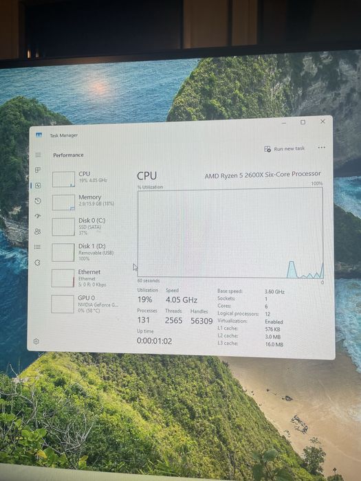 Vand PC Gaming 1660 Super 6GB , Ryzen 5 2600x