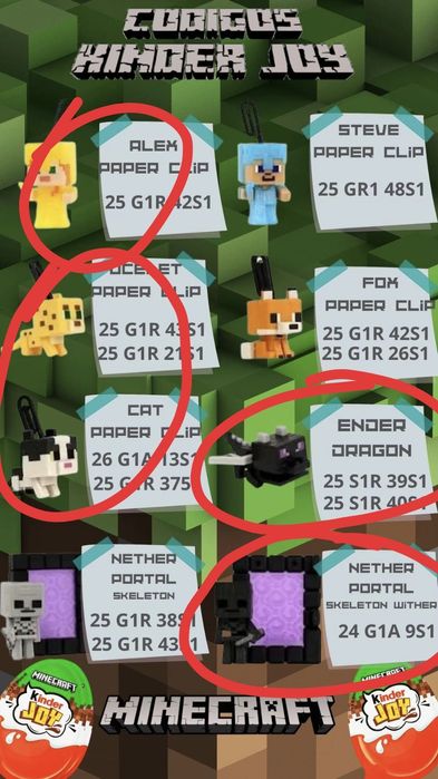 Фигурки из Киндера Joy