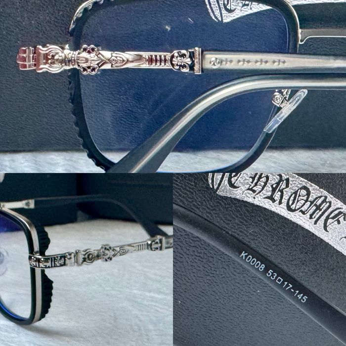 Очила за компютър Диоптрични рамки прозрачни слънчеви  chrome hearts