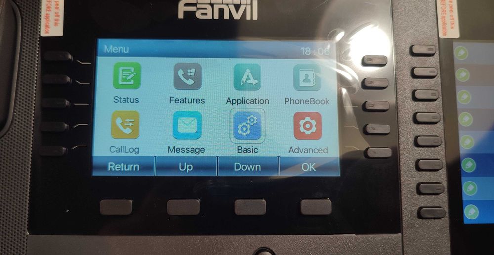 Telefon VoIP, Telefon SIP - Fanvil X210 - IPV6 HD BT RJ45 POE