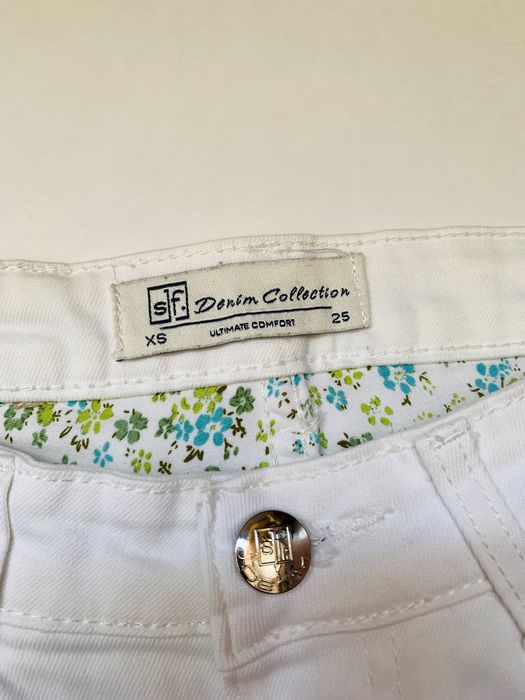 Брюки джинсы белые Selfie