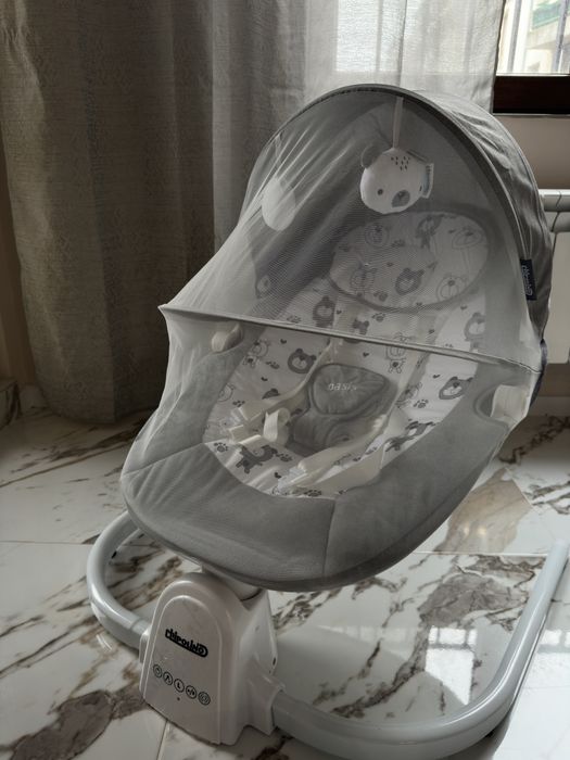 Електрически шезлонг-люлка Chipolino - Oasis, гранит