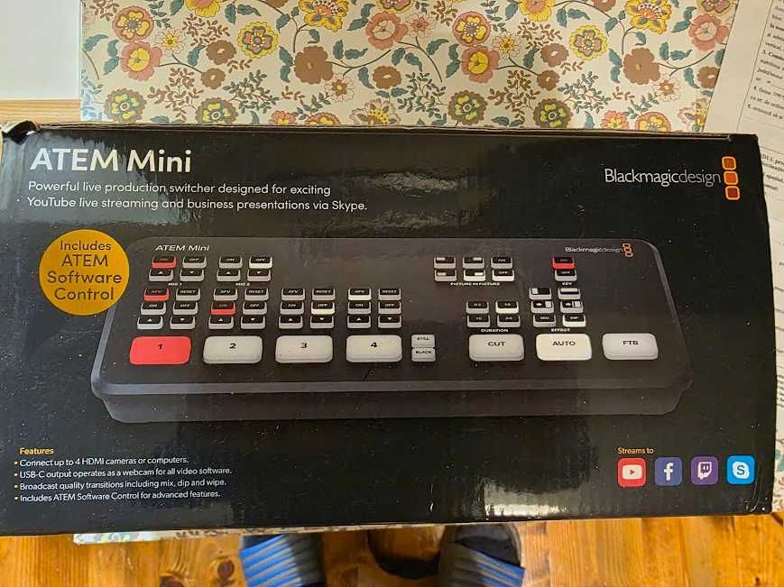 Mixer de producție live Blackmagic Design ATEM Mini