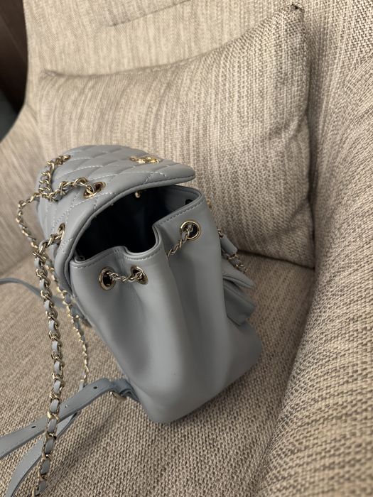 Раница светло синя Chanel