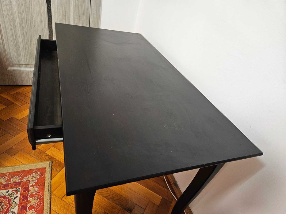 Birou Elegant Negru Ikea