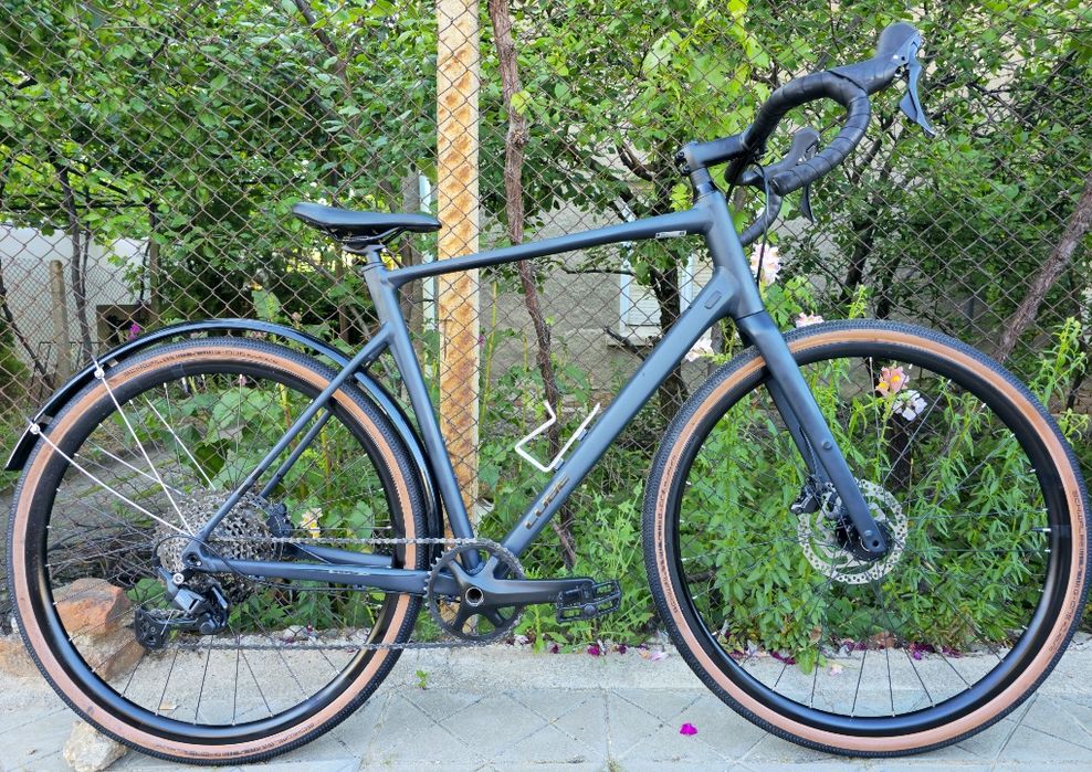 2026 Като нов Cube Nuroad Pro Gravel XL рамка 1х11 Shimano Cues на проходни оси Хидравлични дискови