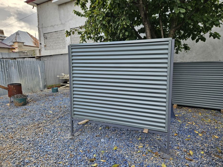 Vând panouri de gard din tabla ondulata, garaje auto
