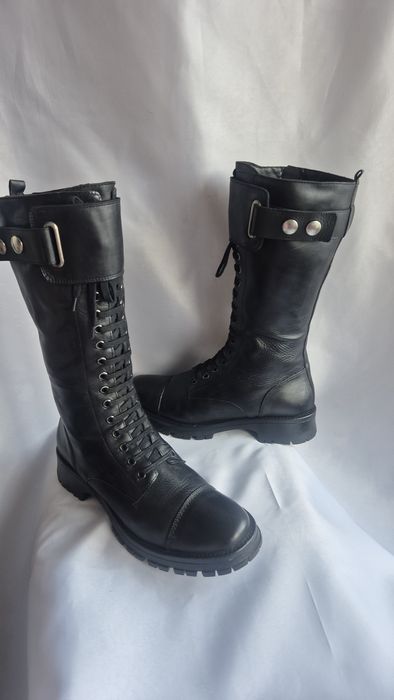 Ghete lungi piele naturala nr.38