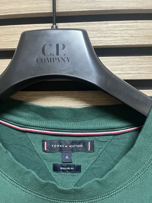Tommy Hilfiger - Back Logo  Jersey Crew Neck T-Shirt  - НОВА размер Л / Оригинал