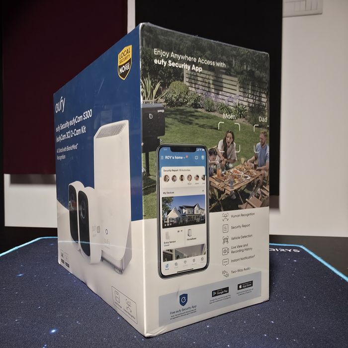Camere supraveghere Eufy eufyCam S300 kit 2 camere 4k cu baza