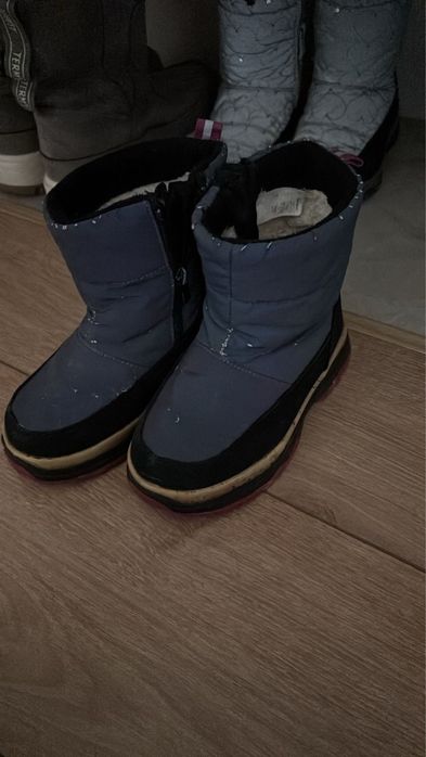 Сапоги для девочек дутики детские 28-30 размер