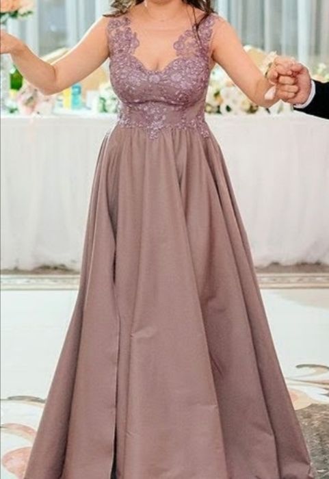 Rochie lunga  din tafta