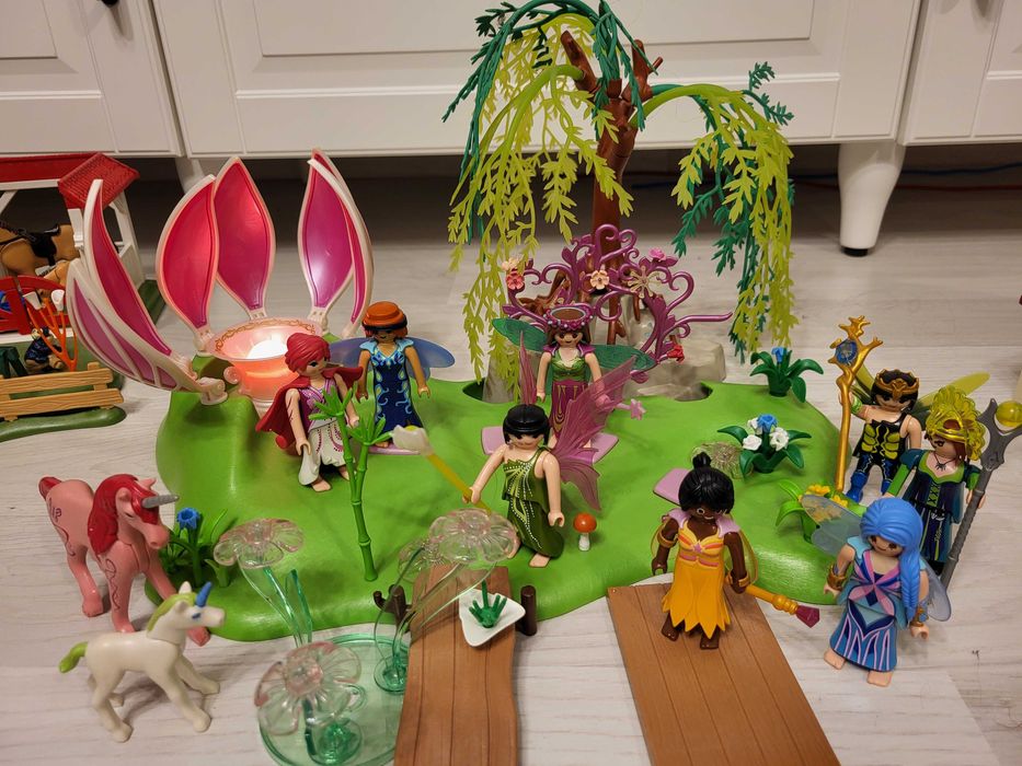 Pachet 2 Seturi Barbie Cofetar si Pizzerie Seturi Playmobil