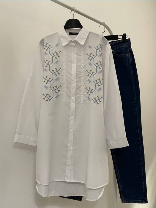 Белая рубашка ТУРЕЦКАЯ