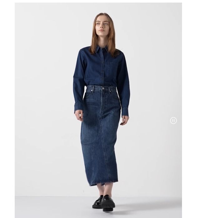 Джинсовая юбка Uniqlo