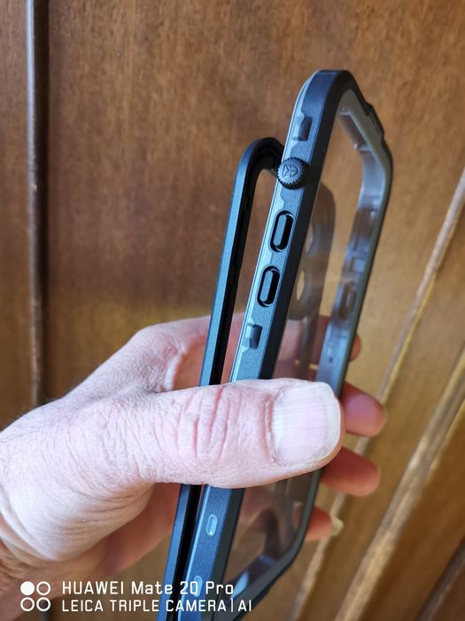 Водоустойчив калъф Body Glove Tidal за iPhone 13 Pro Max - черен/прозр