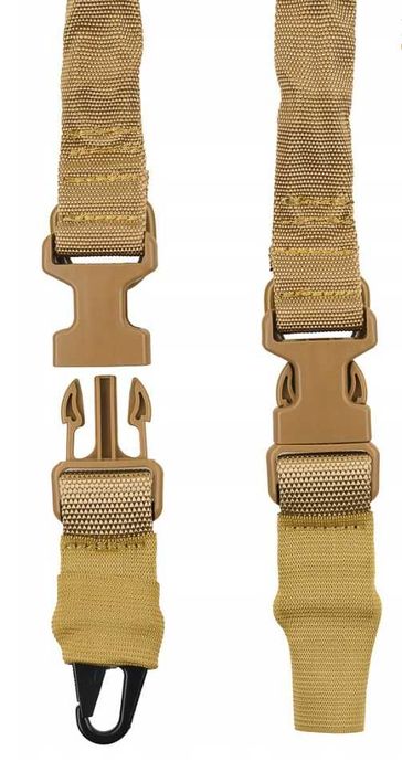 Двуточков Ремък Double Point Bungee Sling Черен, Зелен, Койот
