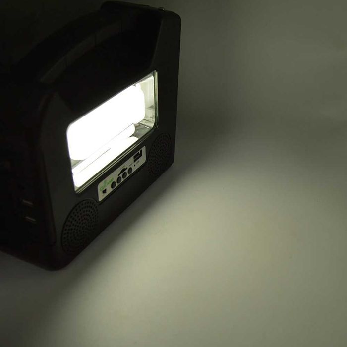 Panou solar incarcare orice telefon radio 3 bec panou dublu bluetooth