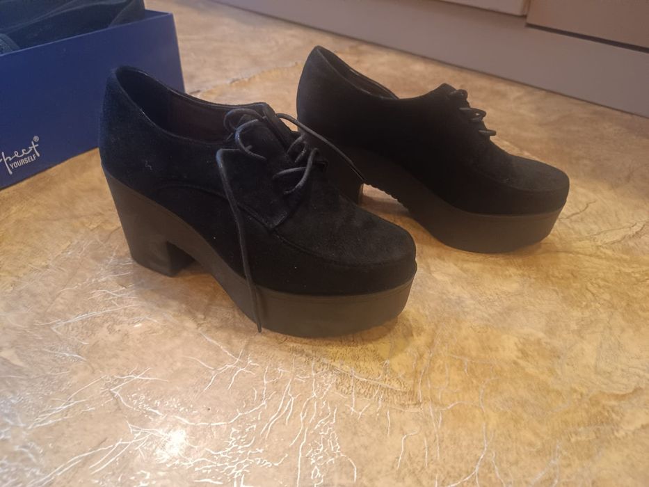 Туфли женские, замша