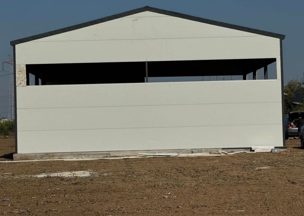 Vand structura metalica hala metalica