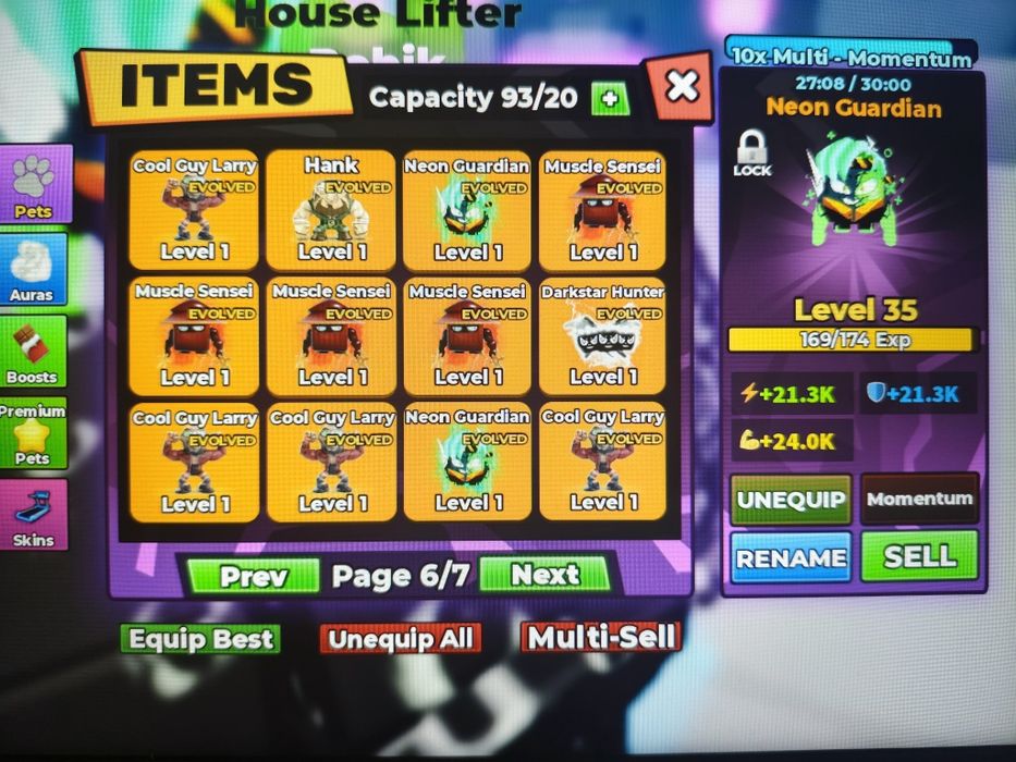 Muccule legends Roblox