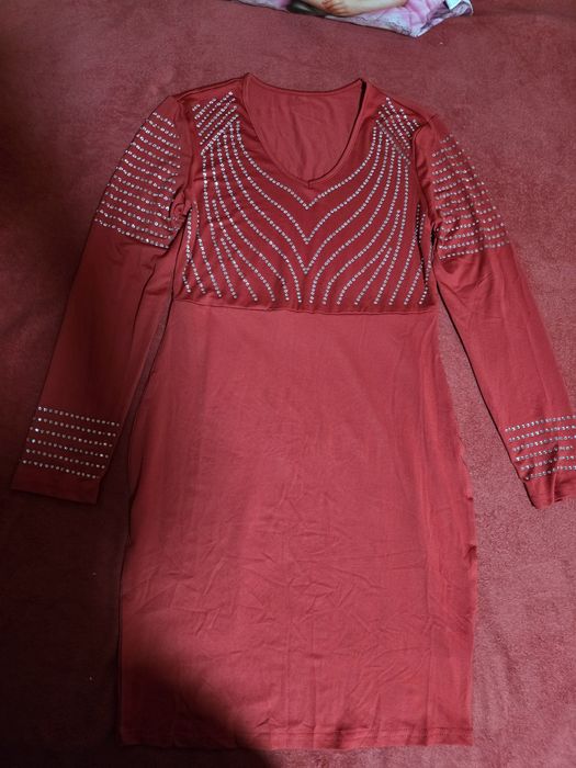 Rochie damă elastică  rosie M