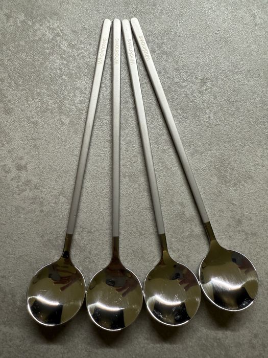 Set lingurite cafea ceai aurii argintii