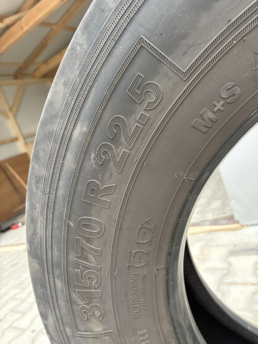 Barum 315/70R22.5 предна шарка почти нова