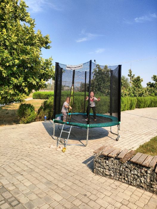 ОРИГИНАЛЬНЫЙ Каркасный батут диаметр 244  (8 фут) БЕСПЛАТНО Доставка и