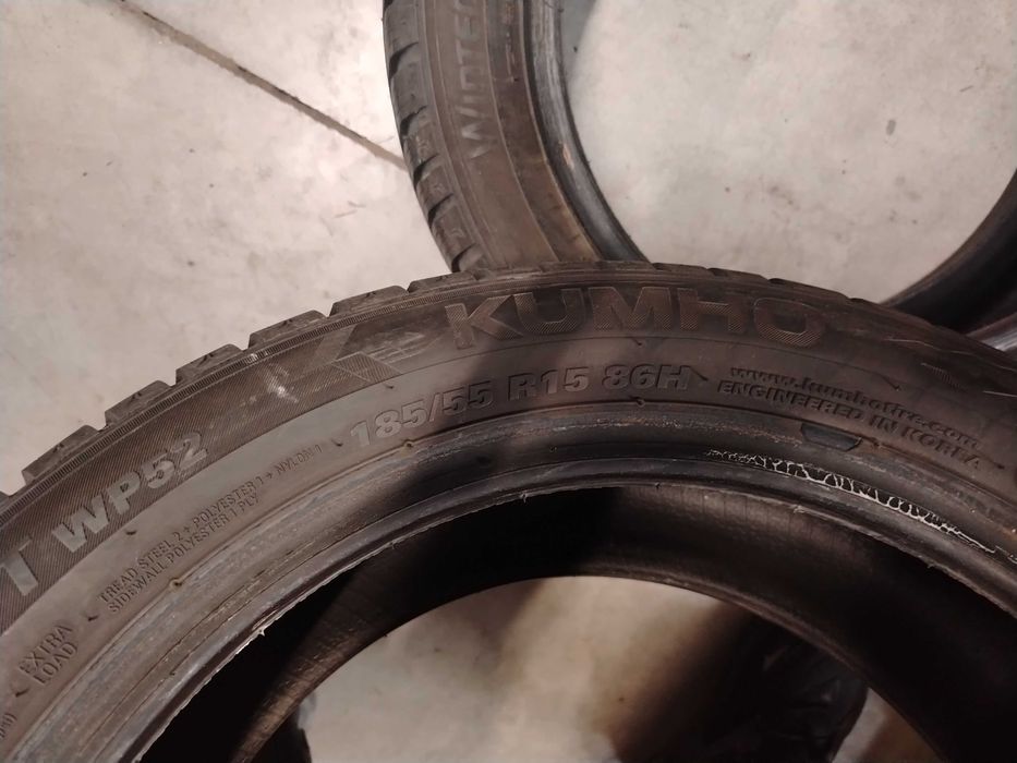 2бр. зимни гуми 185/55/15 Kumho