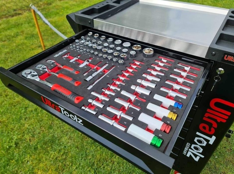 Dulap cu scule XXL cu 7 sertare pline cu scule adus din Germania NOU